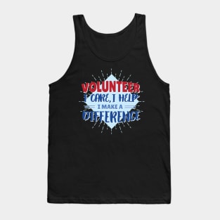 Volunteer Lettering Tank Top